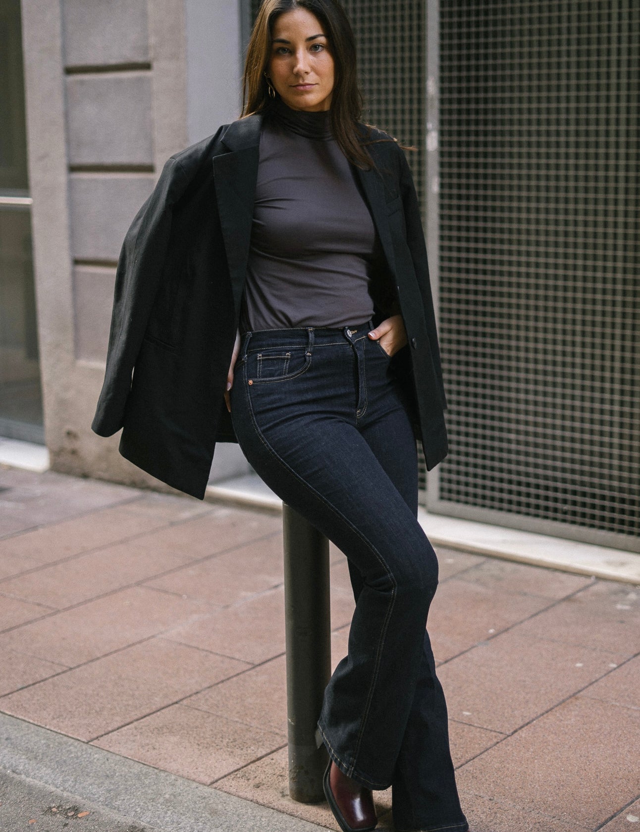 70'S FLARE HIGH RISE - RAW DENIM