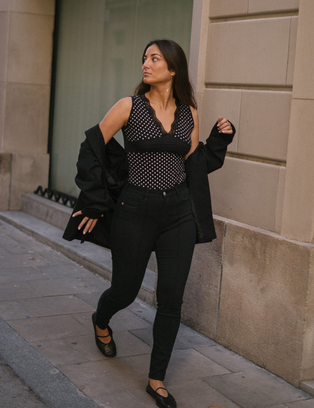 SKINNY NERVIO HIGH RISE - BLACK