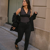 SKINNY NERVIO HIGH RISE - BLACK