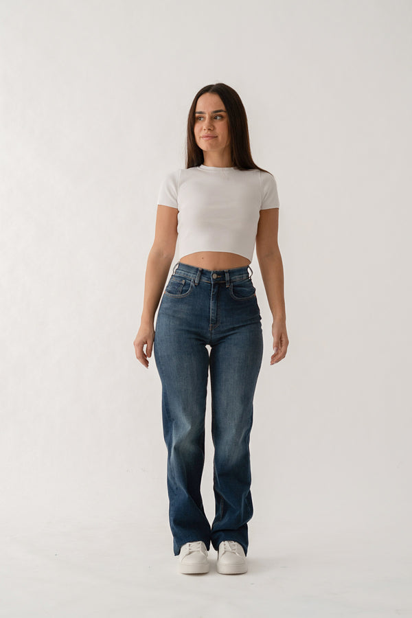 WIDELEG HIGH RISE - DARK BLUE