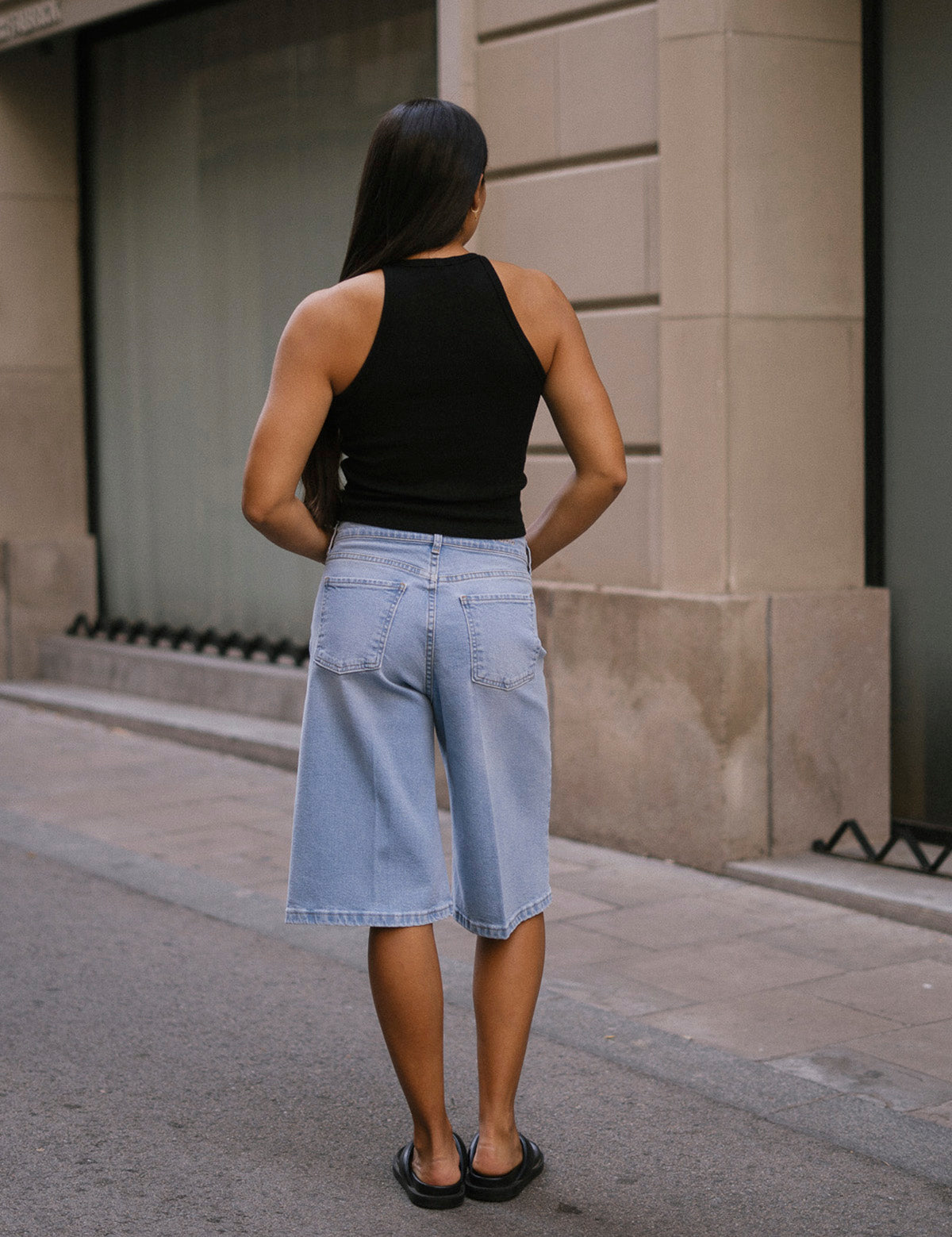 BERMUDA JORTS - BLEACH