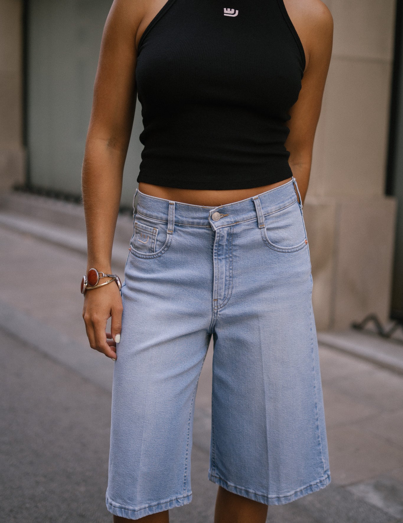 BERMUDA JORTS - BLEACH