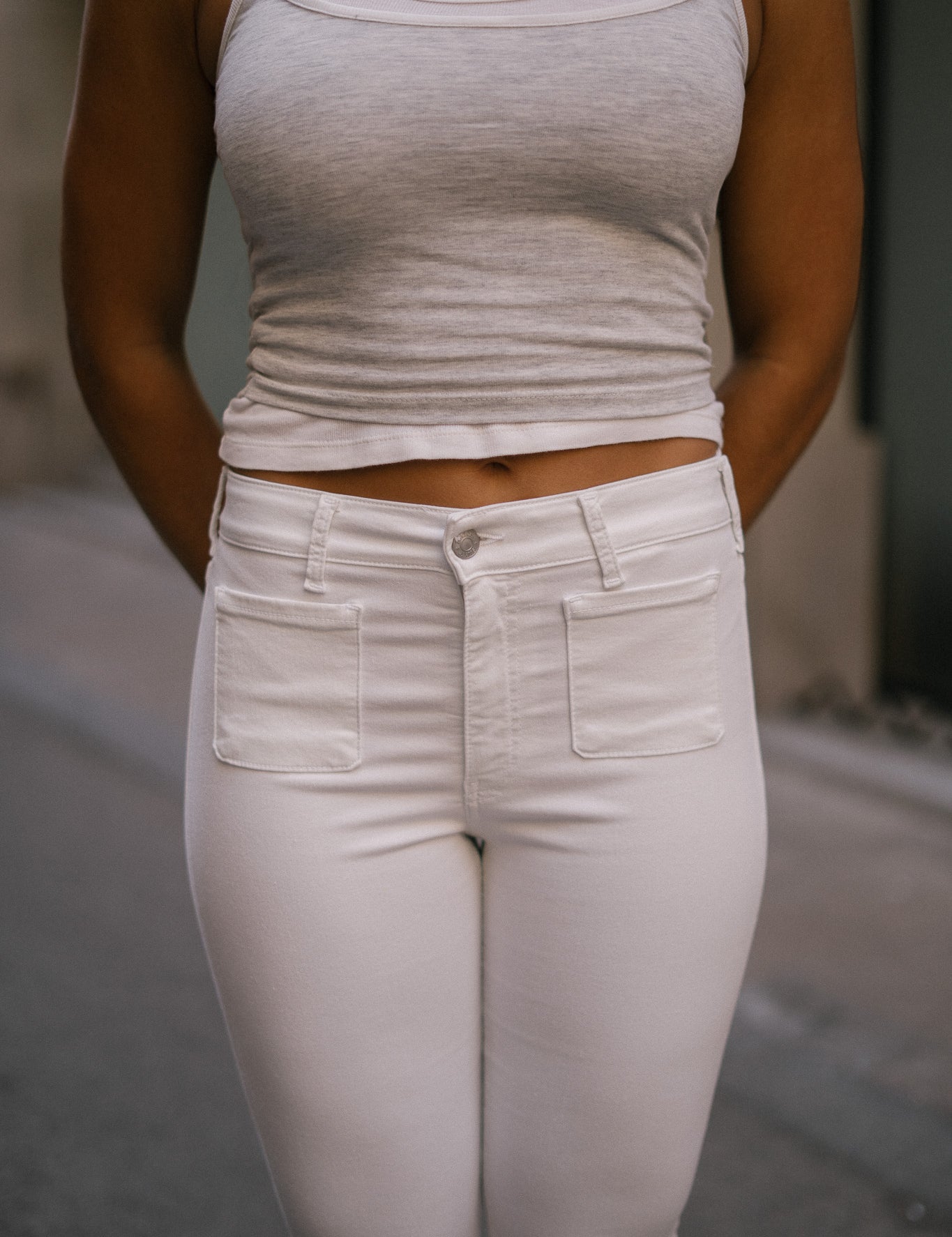 CAPRI MID RISE - WHITE