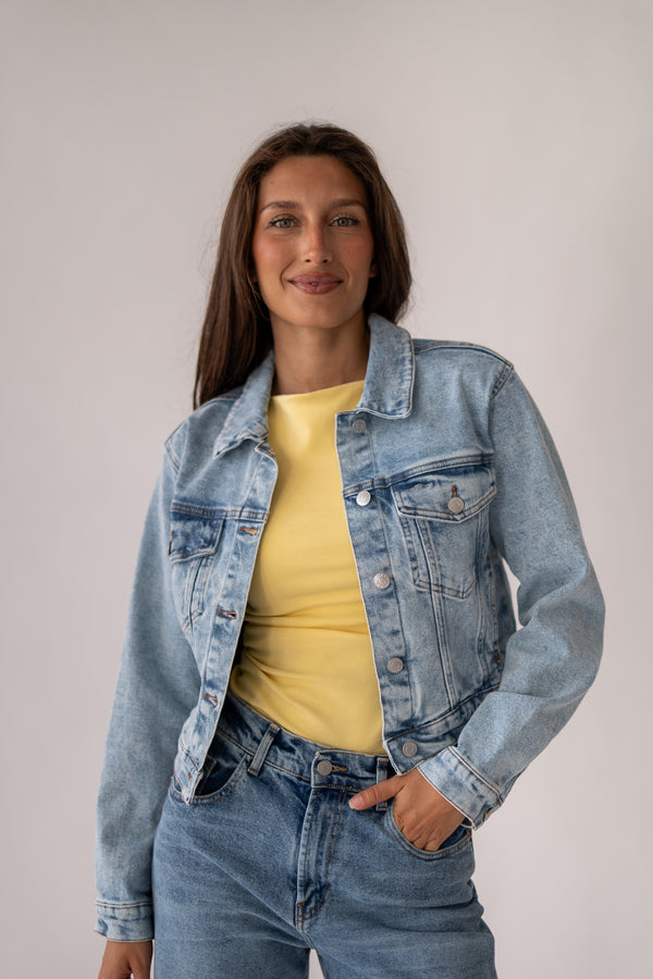 DENIM JACKET - LIGHT BLUE