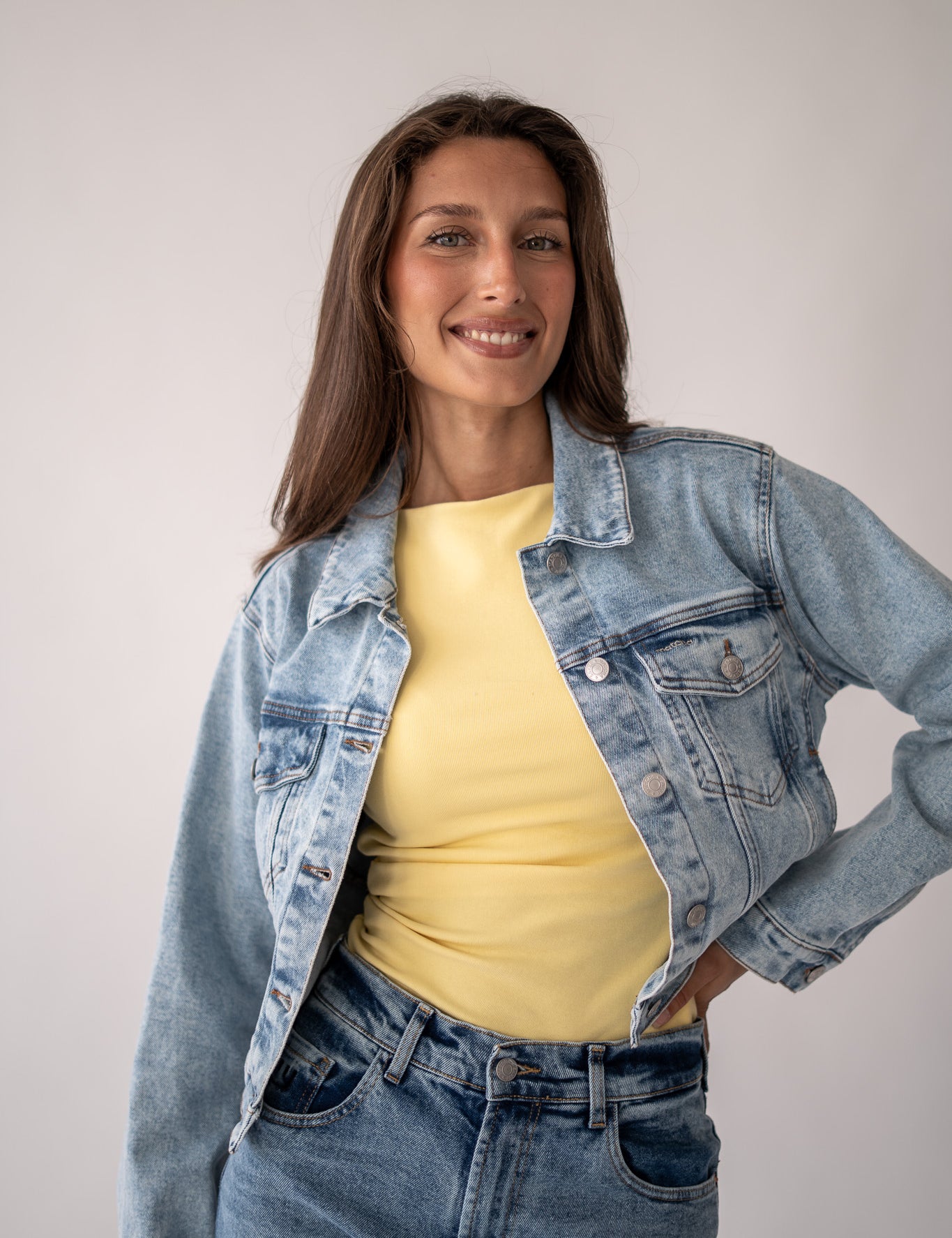 DENIM JACKET - LIGHT BLUE