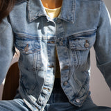 DENIM JACKET - LIGHT BLUE