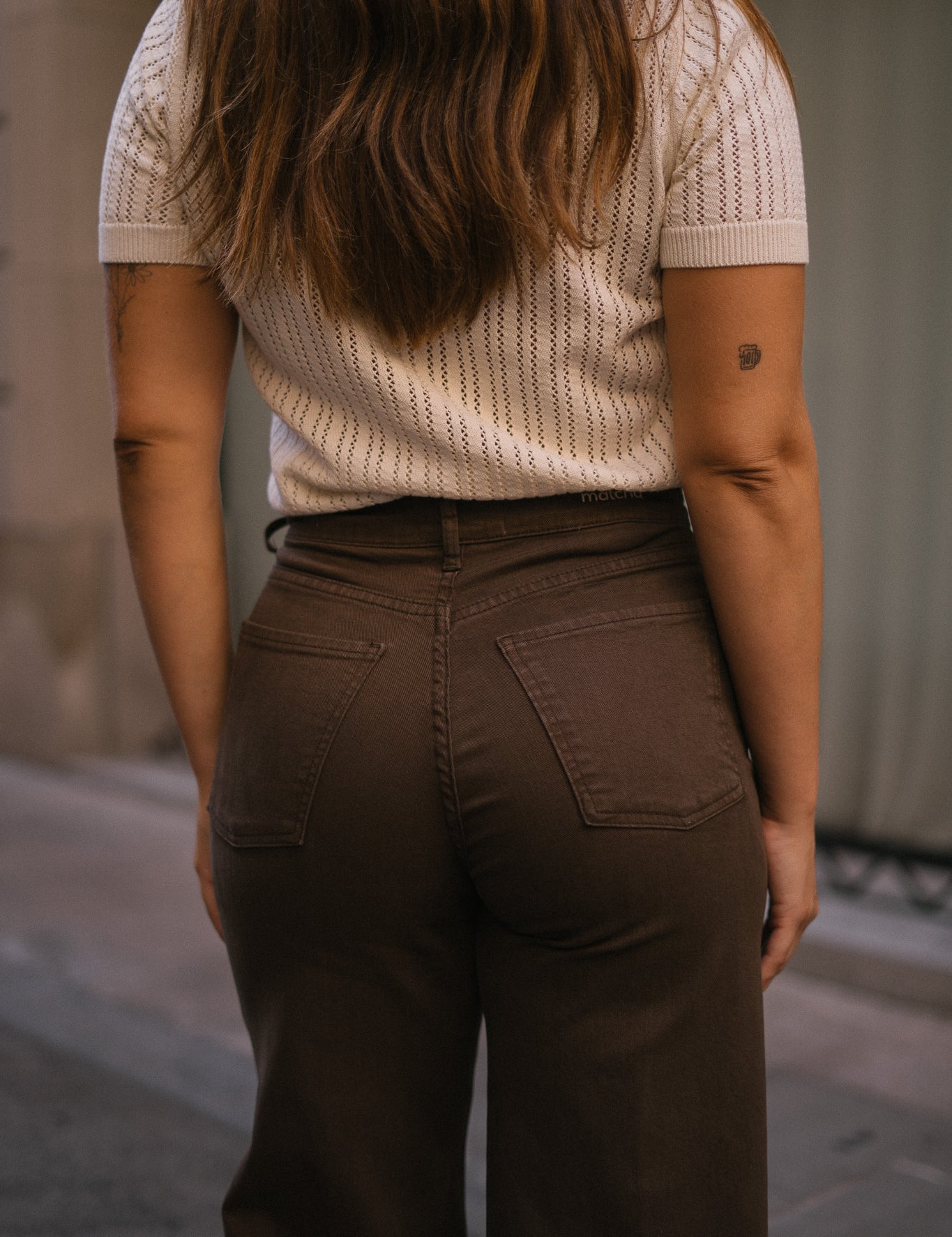 CULOTTE HIGH RISE - CHOCOLATE
