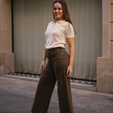 CULOTTE HIGH RISE - CHOCOLATE