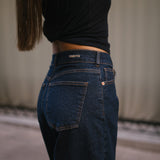 BARREL HIGH RISE - RAW DENIM