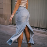 MERMAID SKIRT - LIGHT BLUE