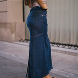 MERMAID SKIRT - DARK BLUE