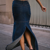 MERMAID SKIRT - DARK BLUE