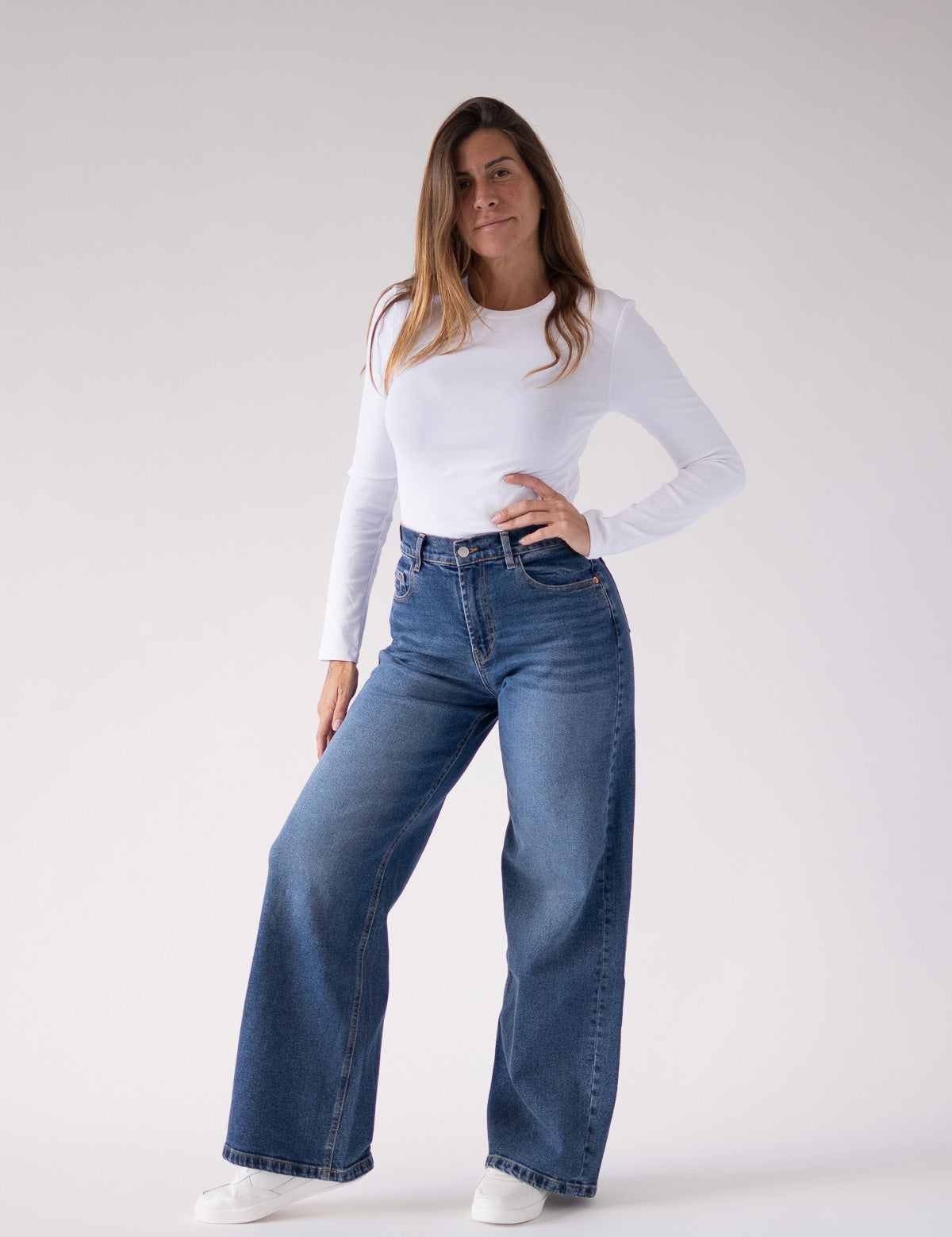 BAGGY HIGH RISE - DARK BLUE