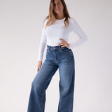 BAGGY HIGH RISE - DARK BLUE