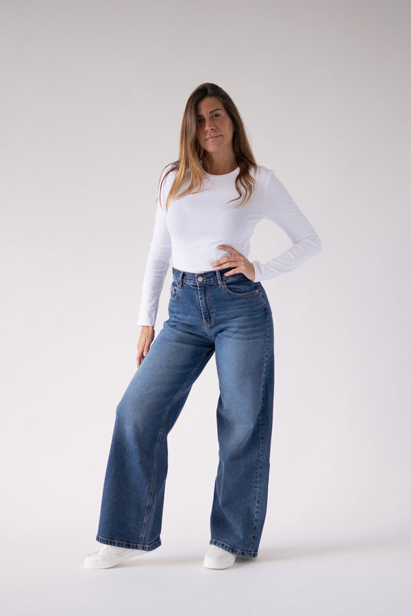 BAGGY HIGH RISE - DARK BLUE