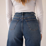 BAGGY HIGH RISE - DARK BLUE