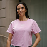 BACK RUCHED TEE - PINK