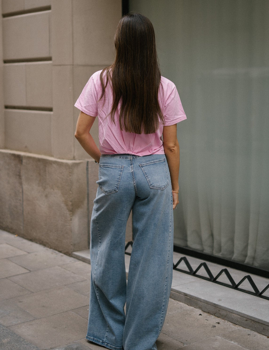 PALAZZO HIGH RISE - LIGHT BLUE