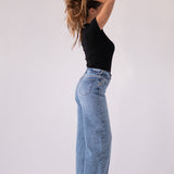 BAGGY HIGH RISE - LIGHT BLUE