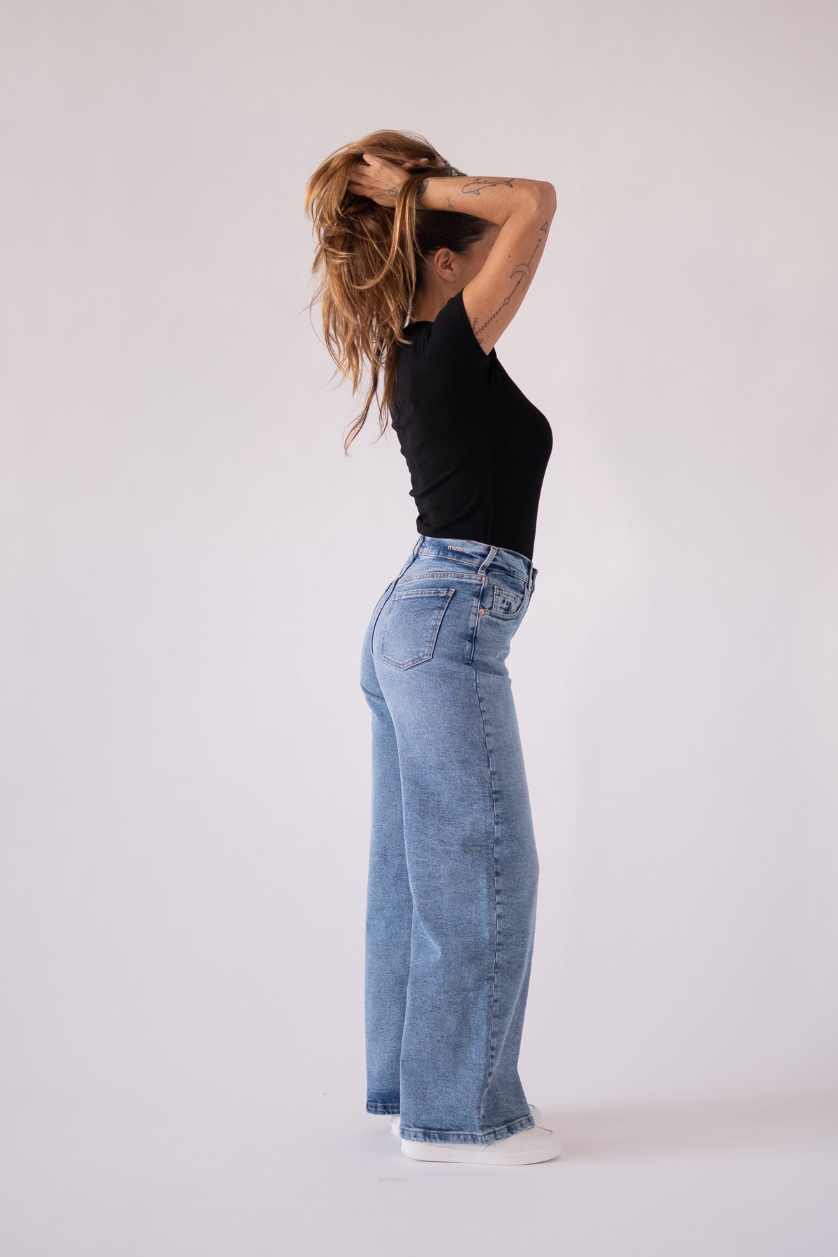 blue119's blog Images High Quality Grahic BAGGY HIGH RISE - LIGHT BLUE – Matcha Jeans