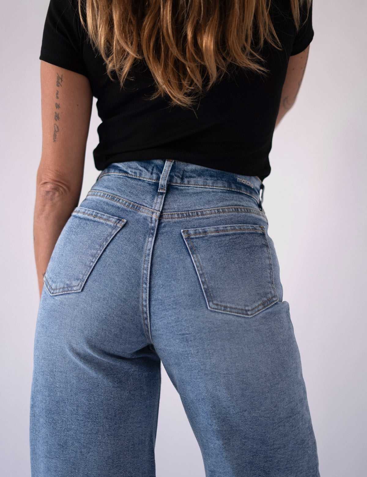 BAGGY HIGH RISE - LIGHT BLUE