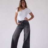 BAGGY HIGH RISE - GREY