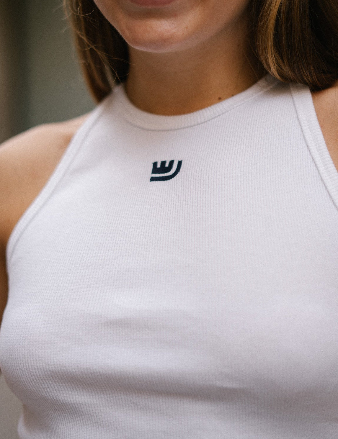 HALTER TANK TOP - WHITE