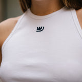 HALTER TANK TOP - WHITE