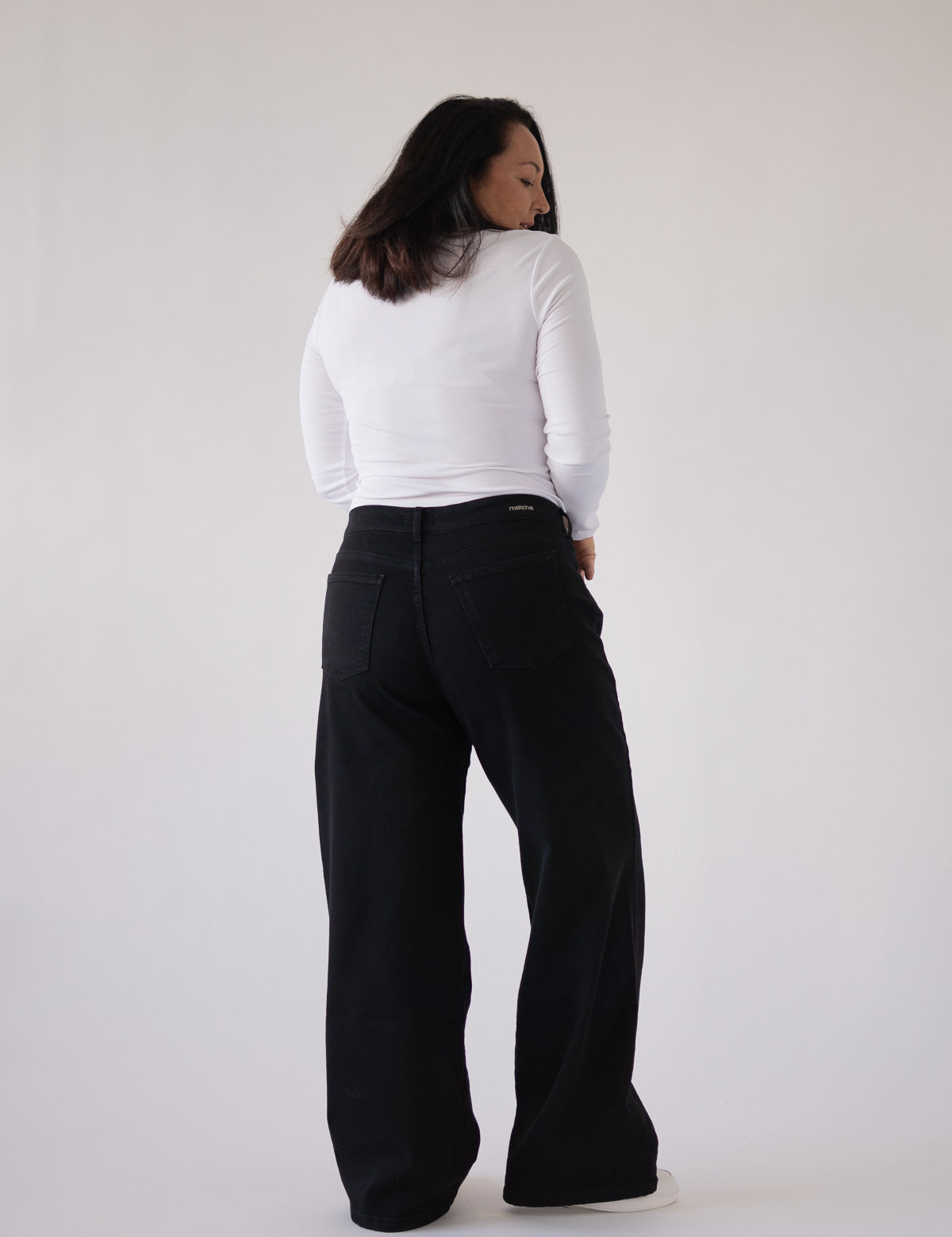 BAGGY HIGH RISE - BLACK