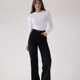 BAGGY TALL HIGH RISE - BLACK