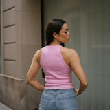 HALTER TANK TOP - PINK