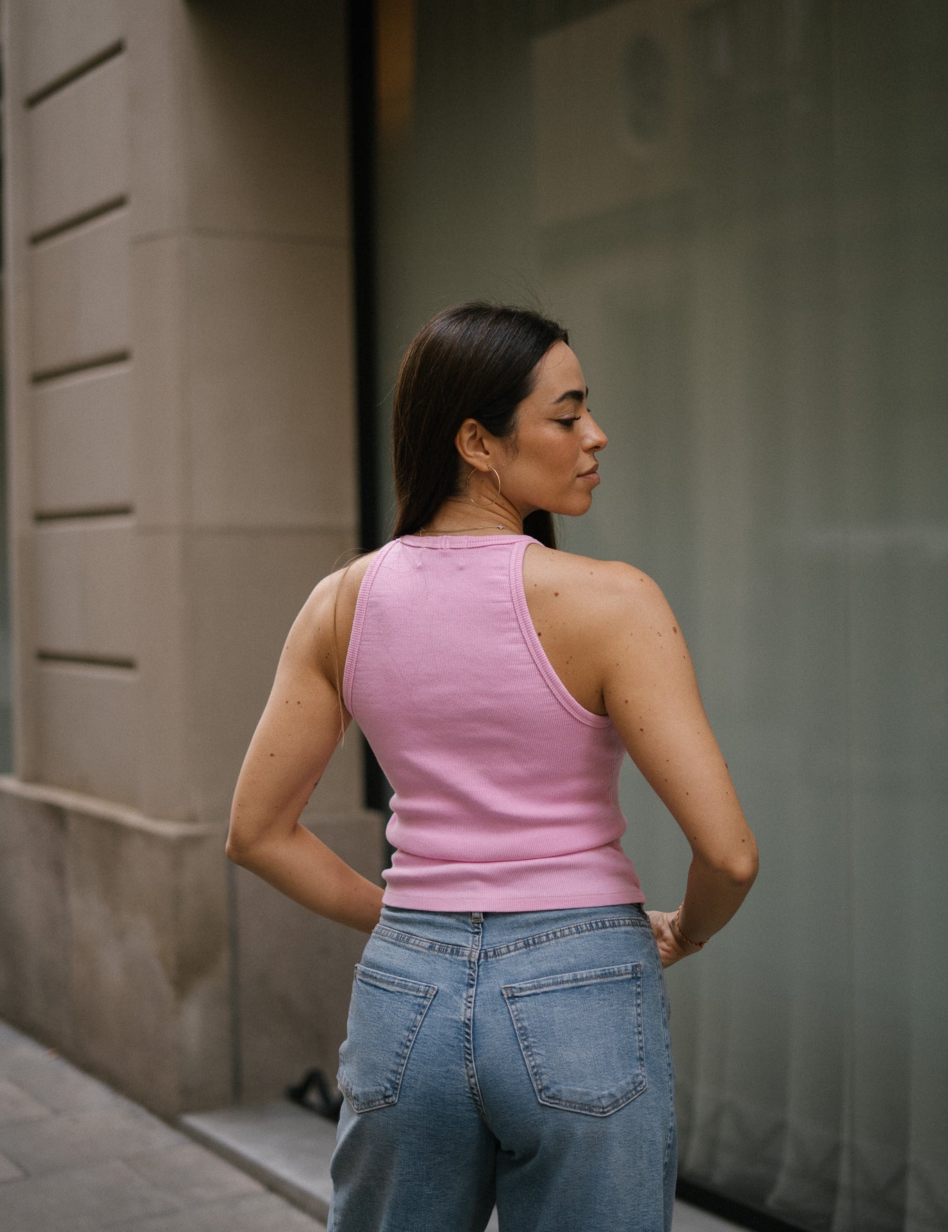 HALTER TANK TOP - PINK