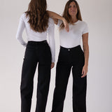 BAGGY TALL HIGH RISE - BLACK