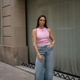 HALTER TANK TOP - PINK