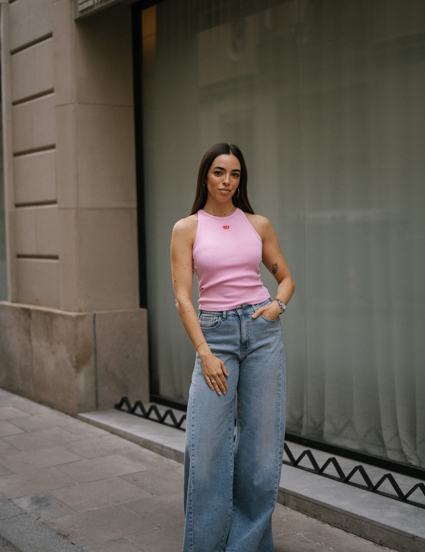 HALTER TANK TOP - PINK