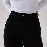 BAGGY TALL HIGH RISE - BLACK