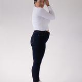 SKINNY HIGH RISE - RAW DENIM