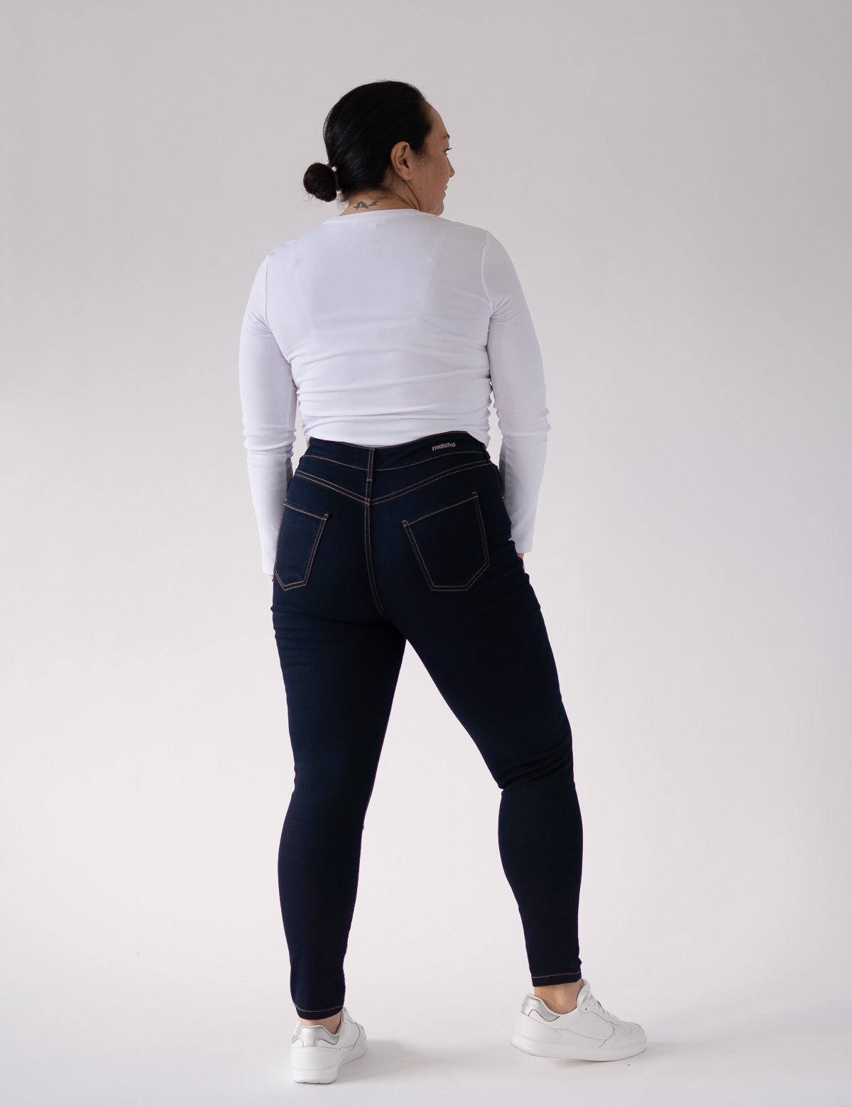 SKINNY HIGH RISE - RAW DENIM