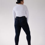 SKINNY HIGH RISE - RAW DENIM