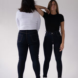 SKINNY HIGH RISE - RAW DENIM