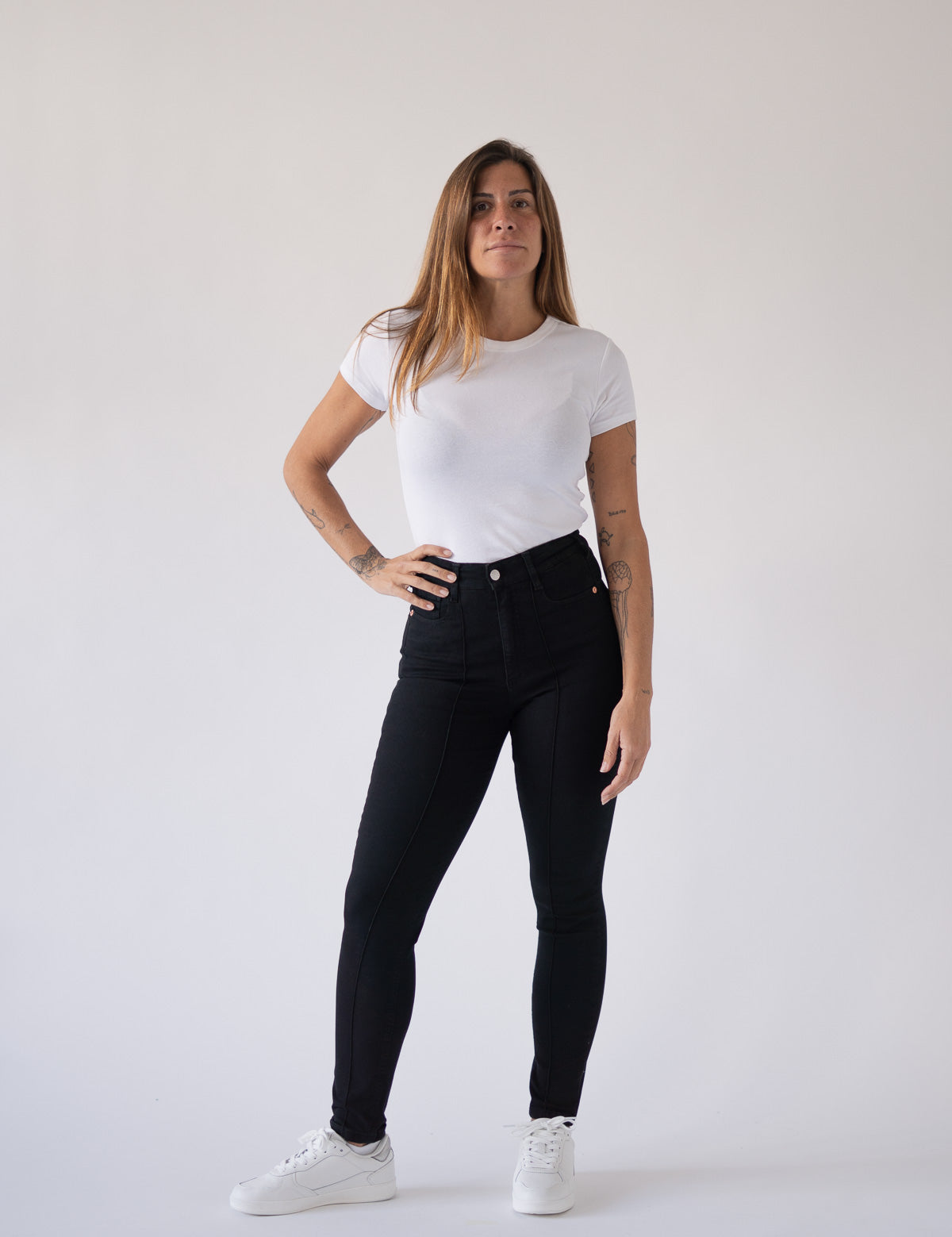 SKINNY NERVIO HIGH RISE - BLACK