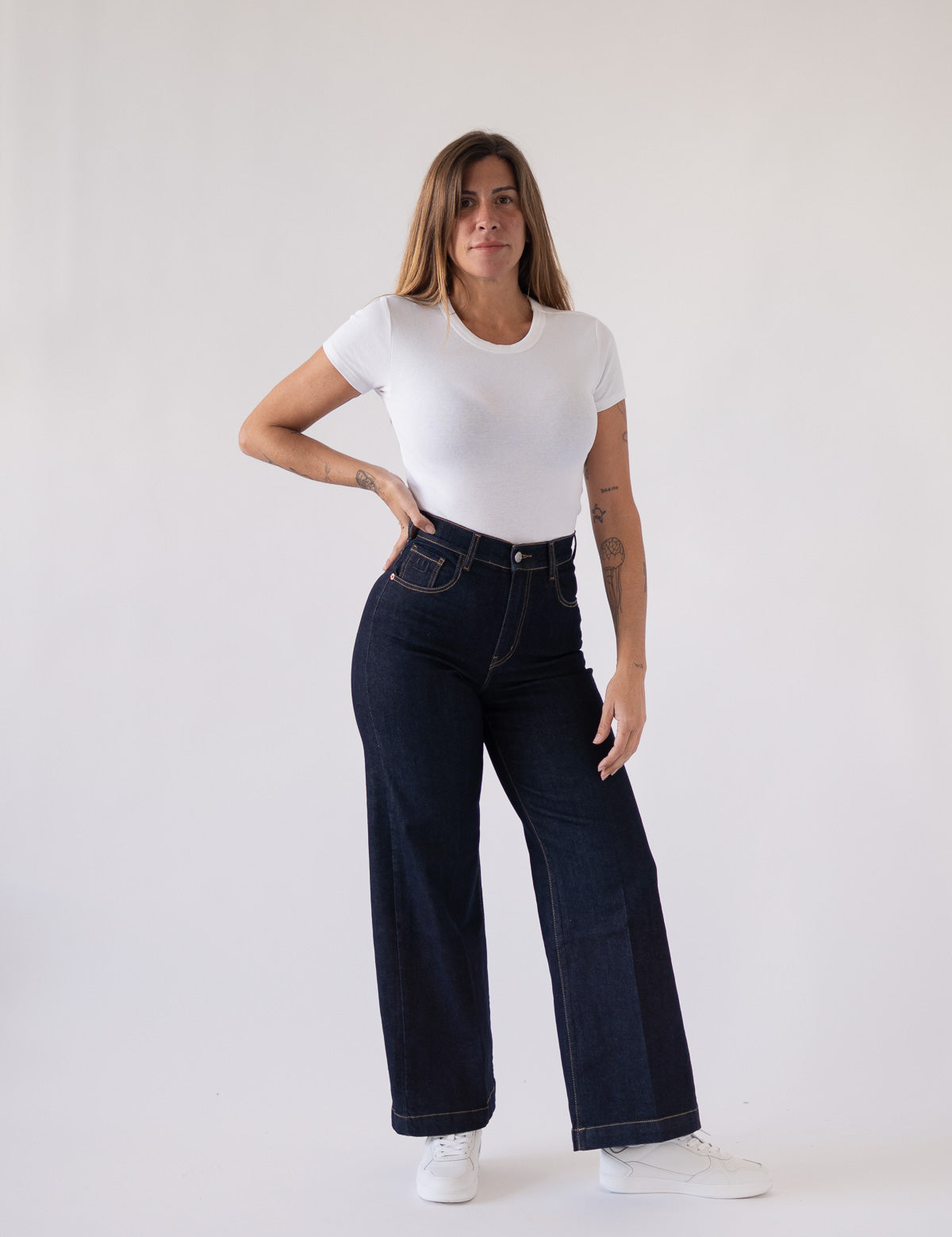 CULOTTE HIGH RISE - RAW DENIM