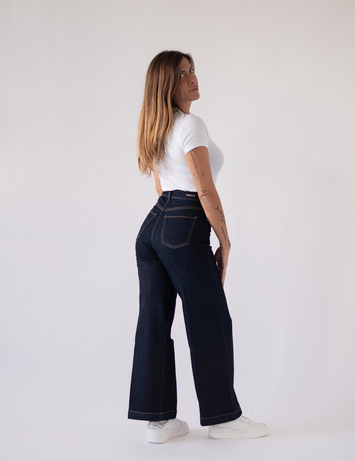 CULOTTE HIGH RISE - RAW DENIM