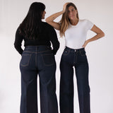 CULOTTE HIGH RISE - RAW DENIM