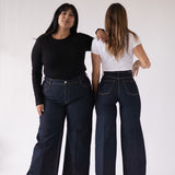 CULOTTE HIGH RISE - RAW DENIM