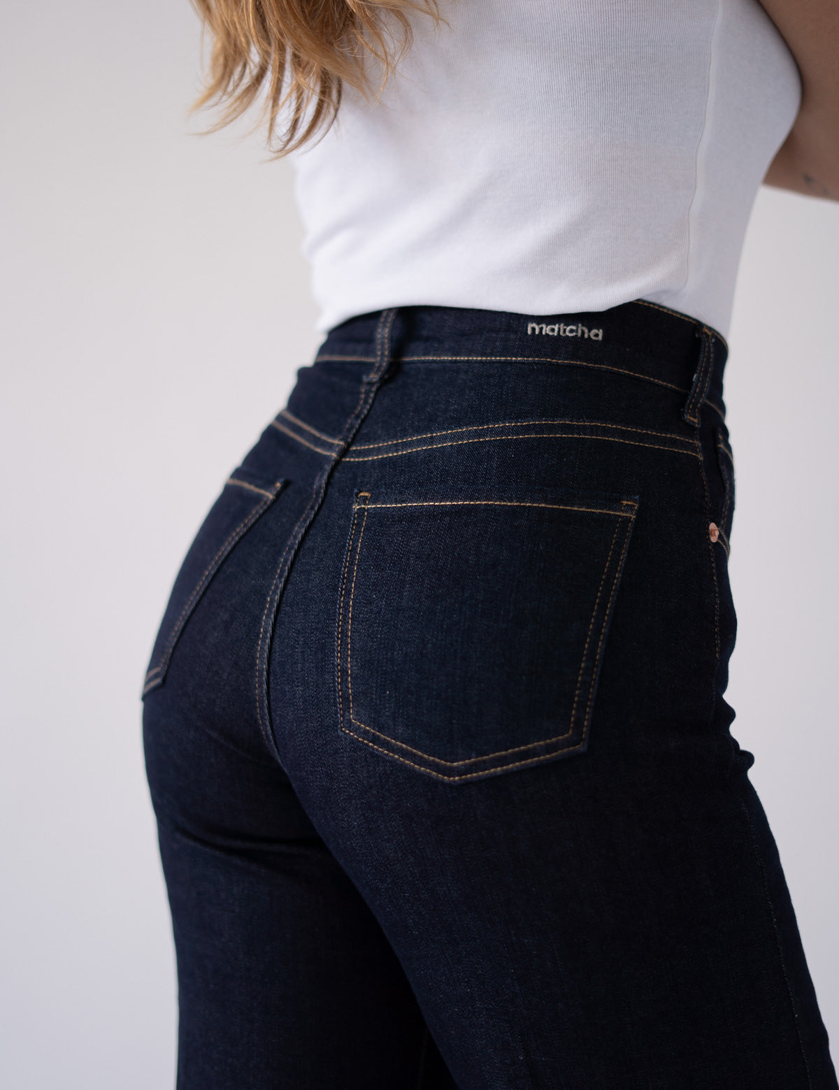 CULOTTE HIGH RISE - RAW DENIM