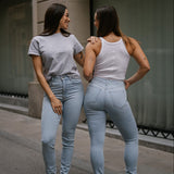 SKINNY HIGH RISE - LIGHT BLUE
