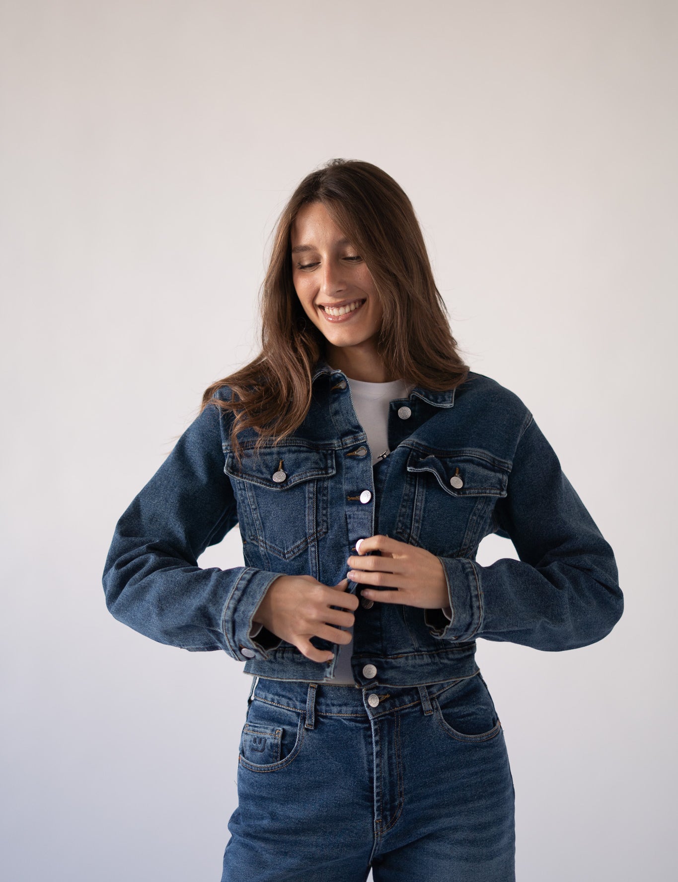 DENIM JACKET - DARK BLUE