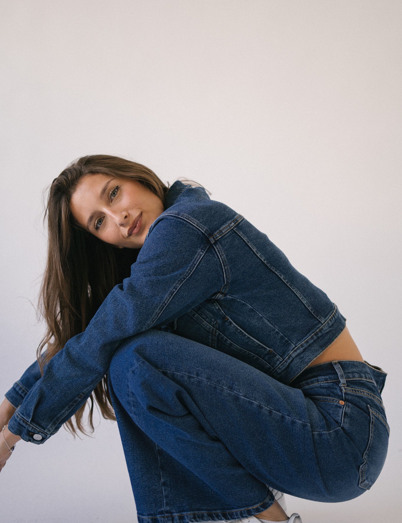 DENIM JACKET - DARK BLUE