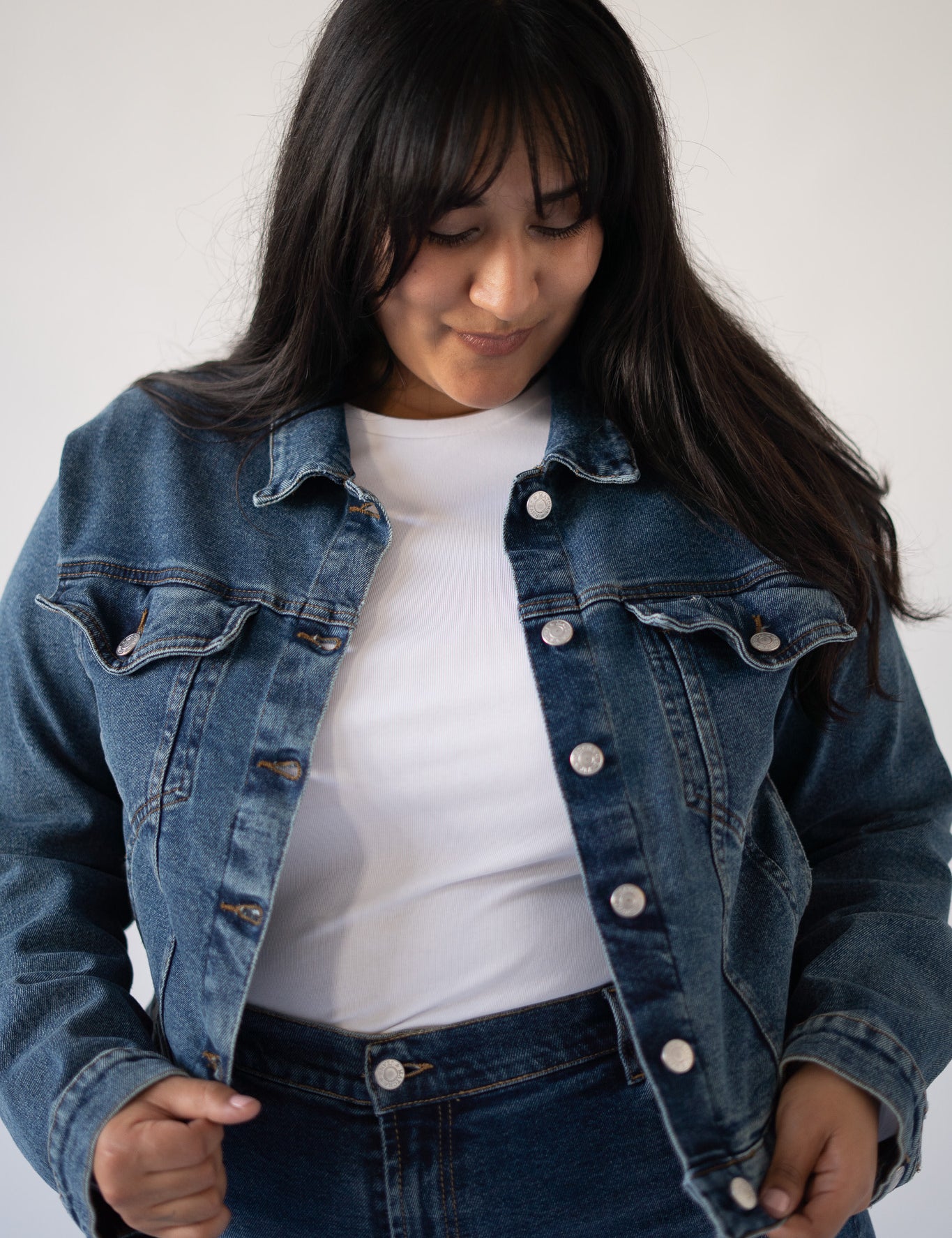 DENIM JACKET - DARK BLUE